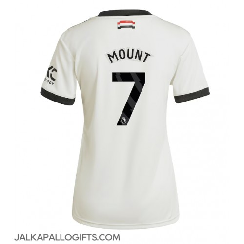 Manchester United Mason Mount #7 Kolmaspaita Naiset 2024-25 Lyhythihainen